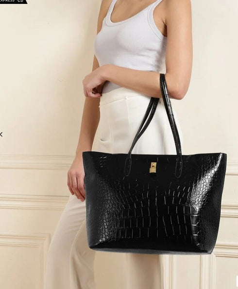 Τσάντα ώμου δέρμα Londonn Ted Baker 274676 μαύρο